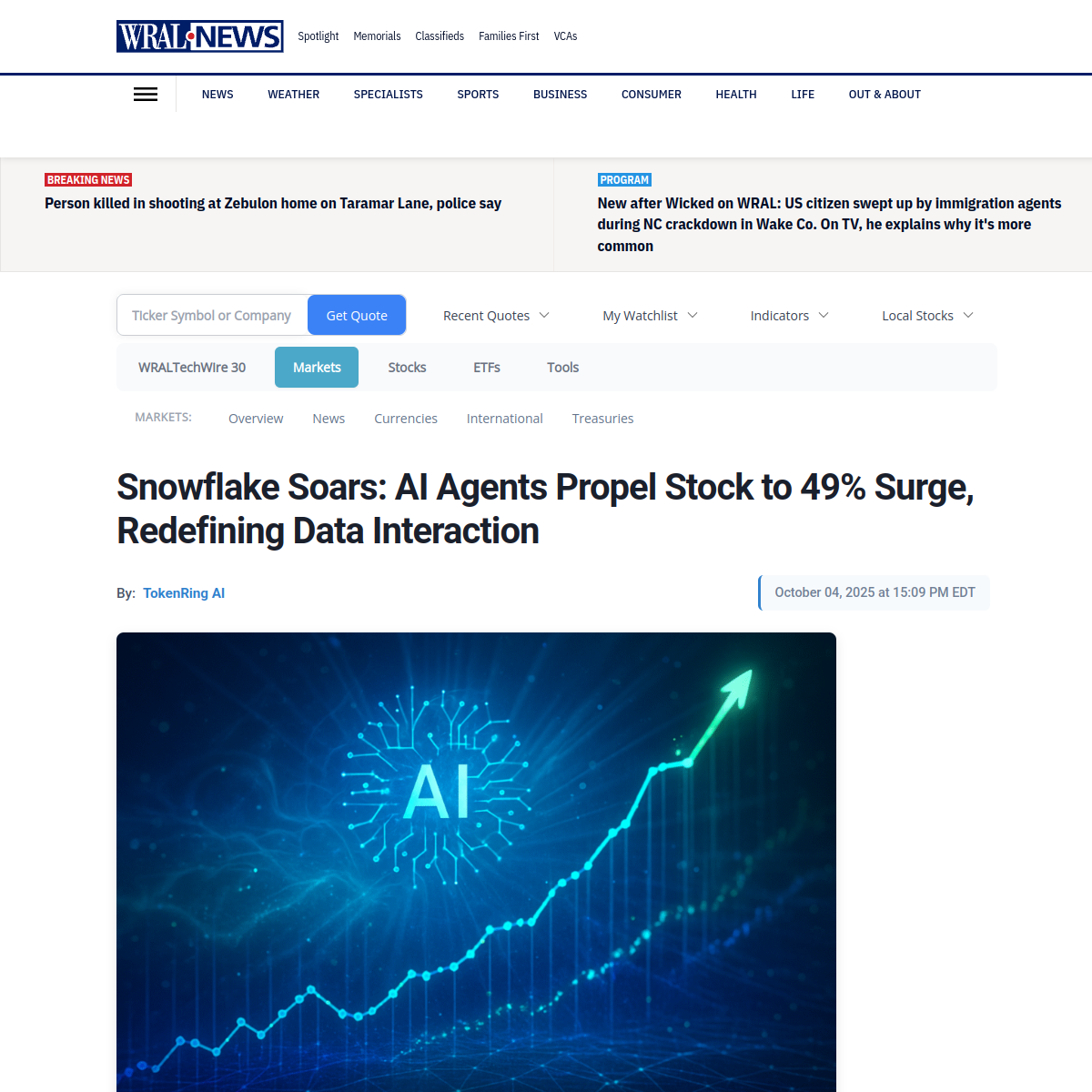 AI Agents Propel Snowflake Stock to 49% Surge