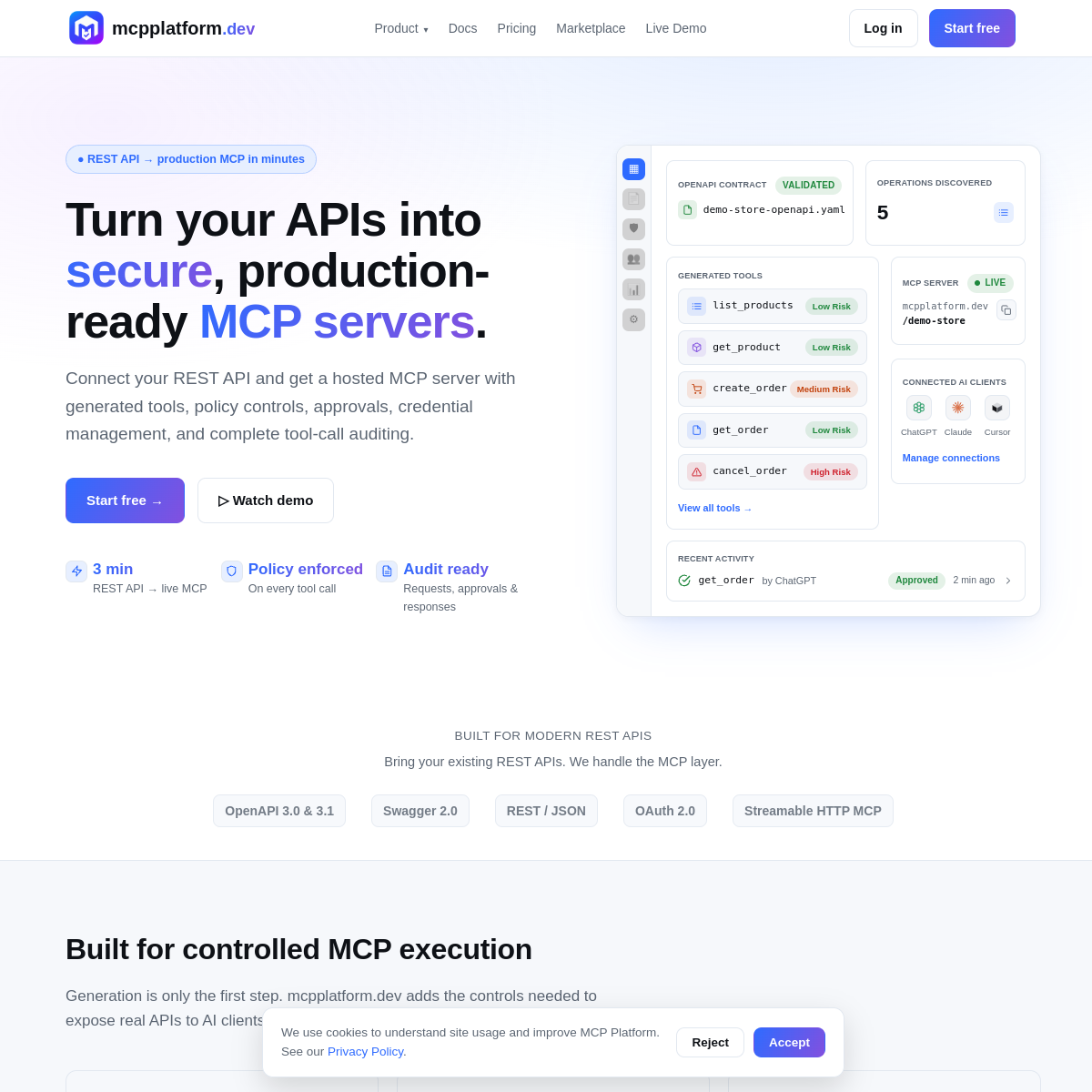 MCP Platform preview