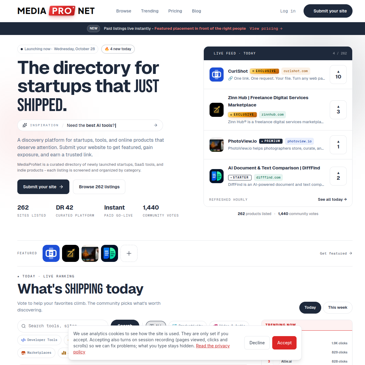 MediaProNet screenshot