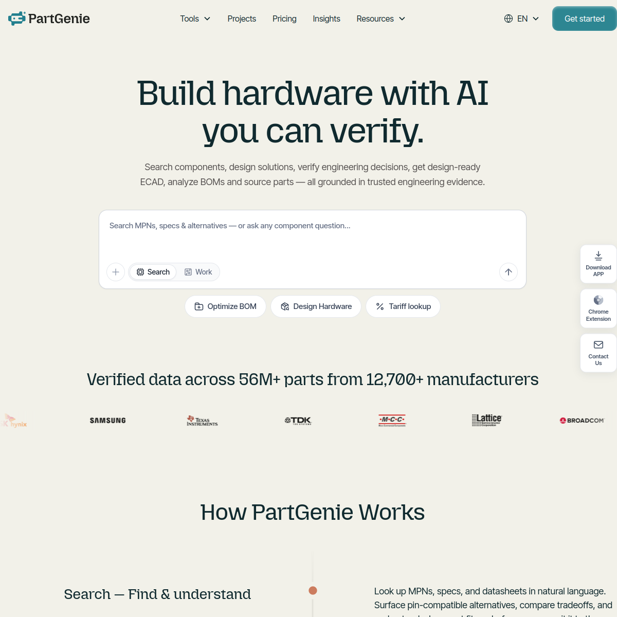 PartGenie preview