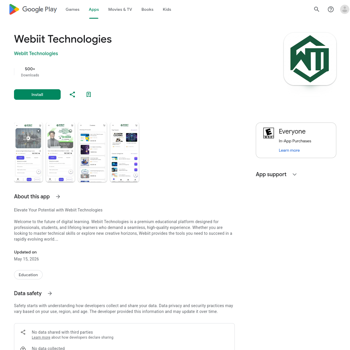 Webiit App