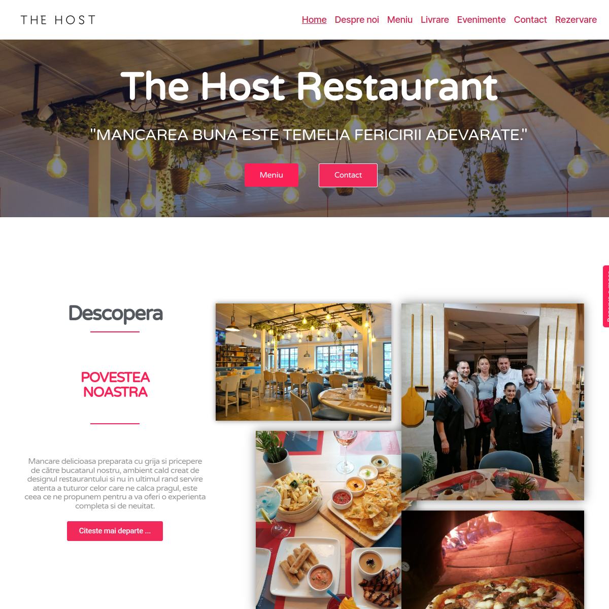 Redesing website restaurant - Wordpress