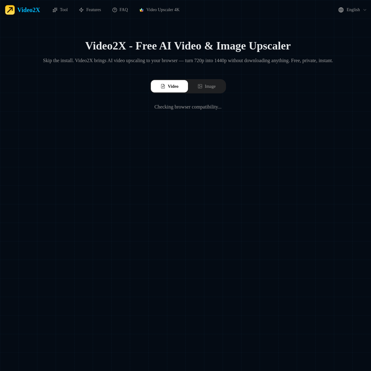 Video2X preview