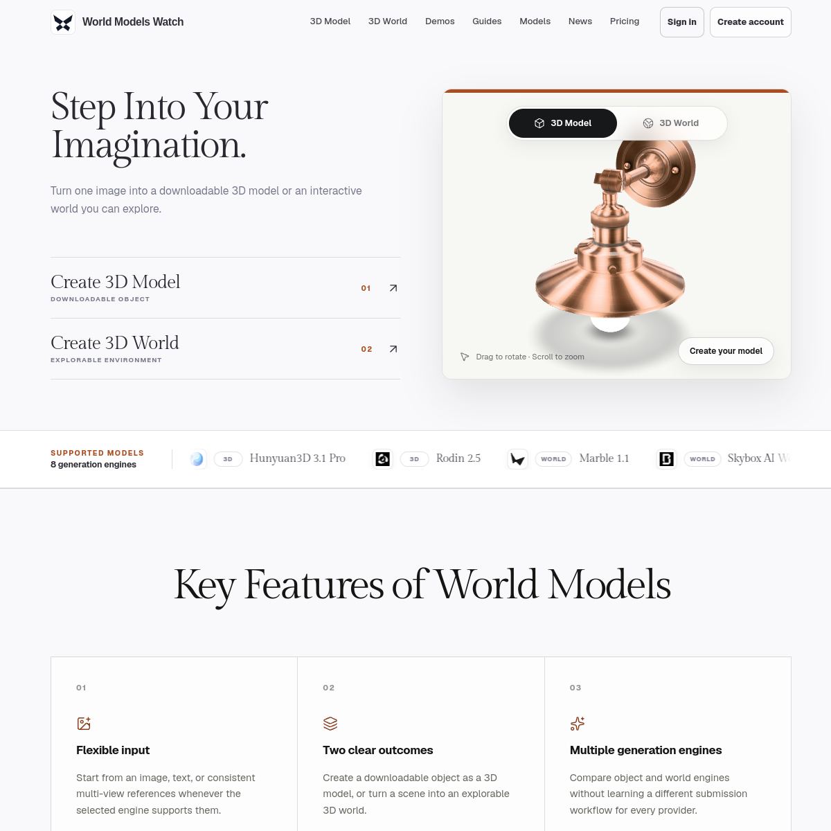 World Models Watch preview