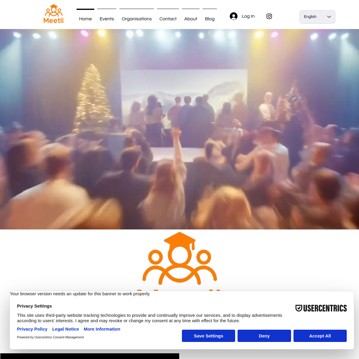 Meetli Website Screenshot
