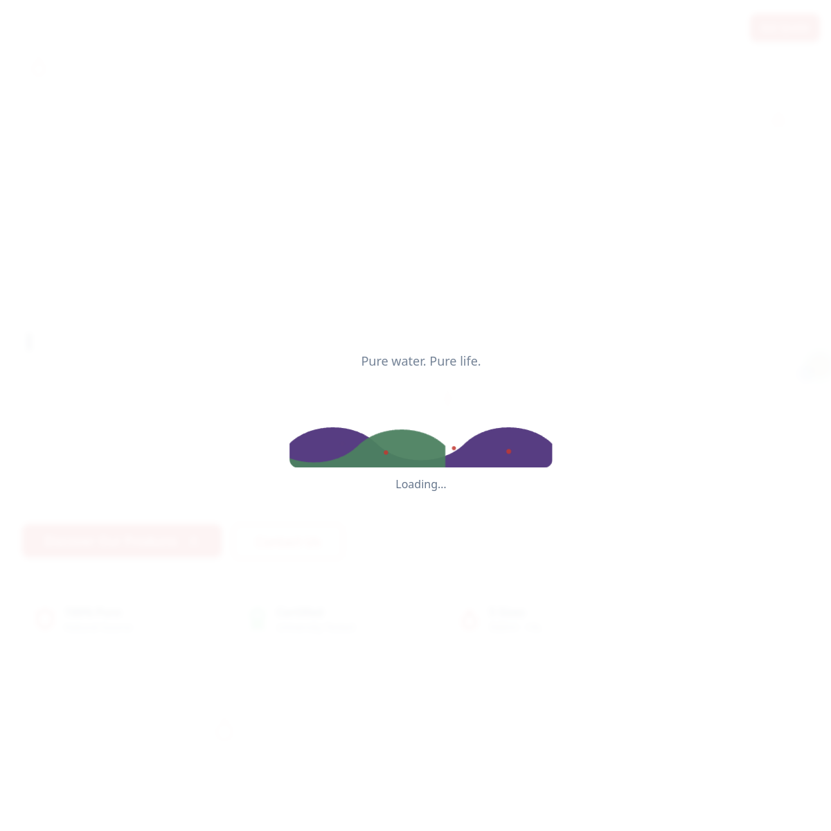 Pure Fresh website preview