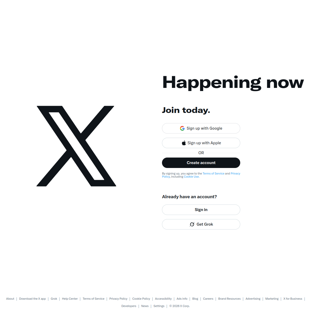 Screenshot of x.com — Healthy