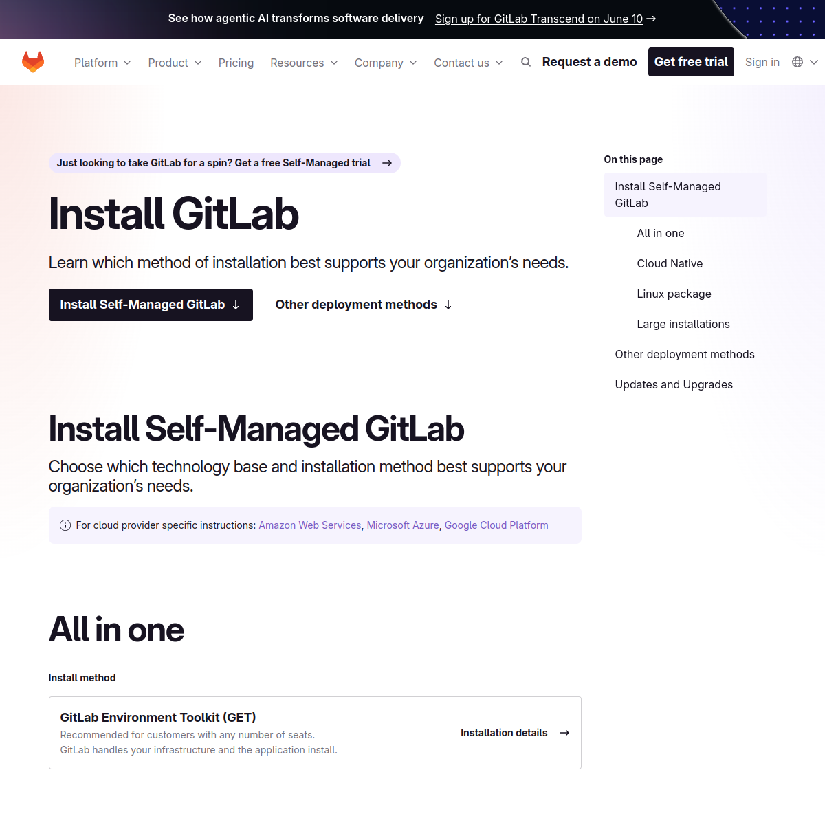 Screenshot of about.gitlab.com