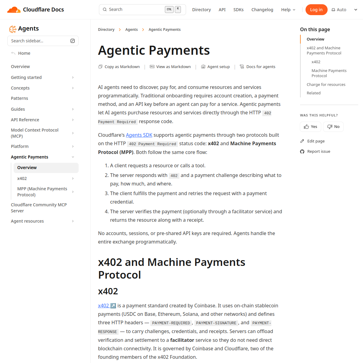 Screenshot of developers.cloudflare.com