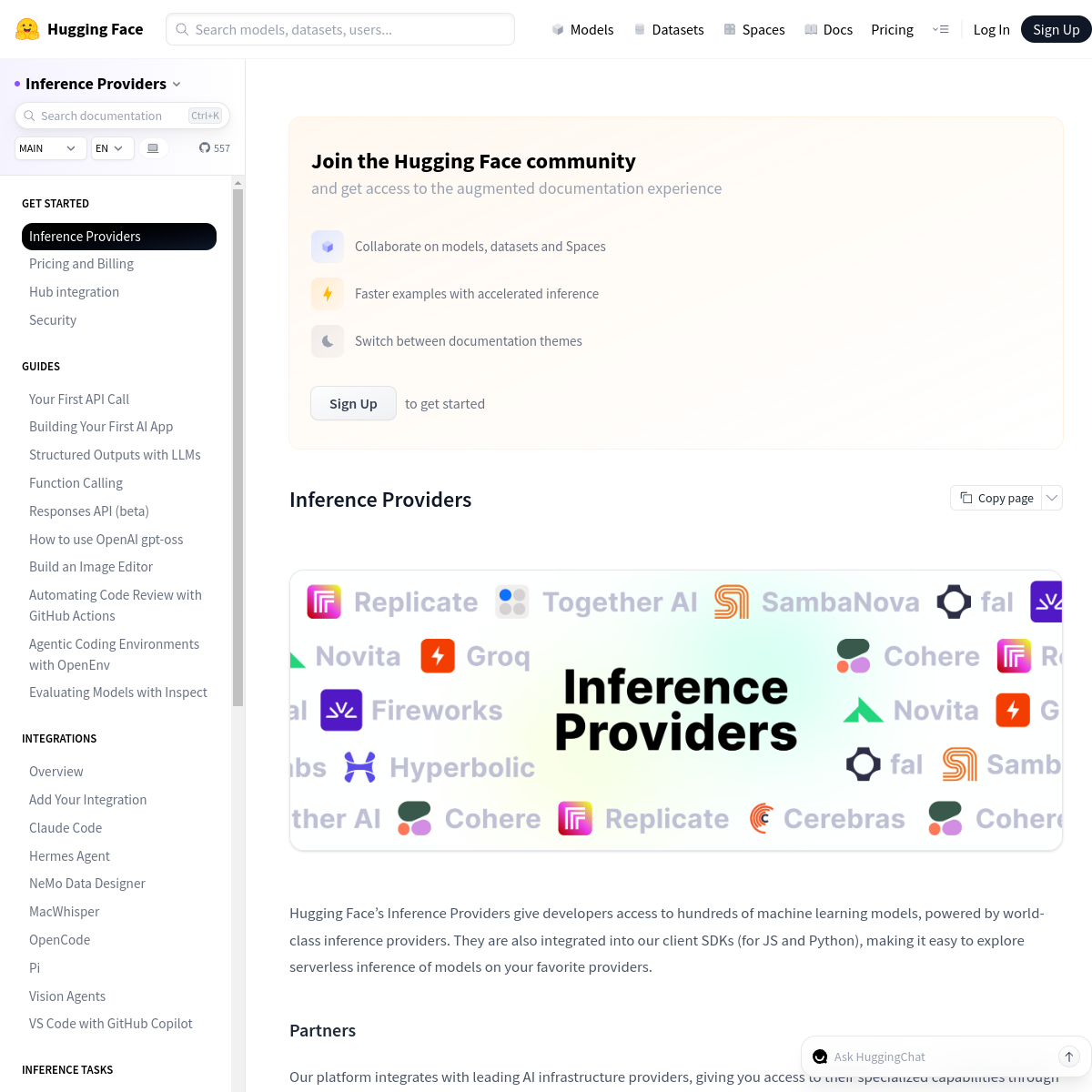 Screenshot of huggingface.co