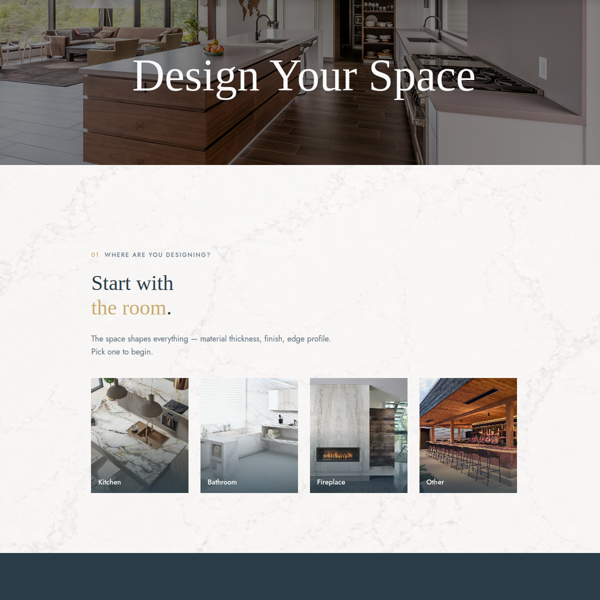 Design Your Space tool — live