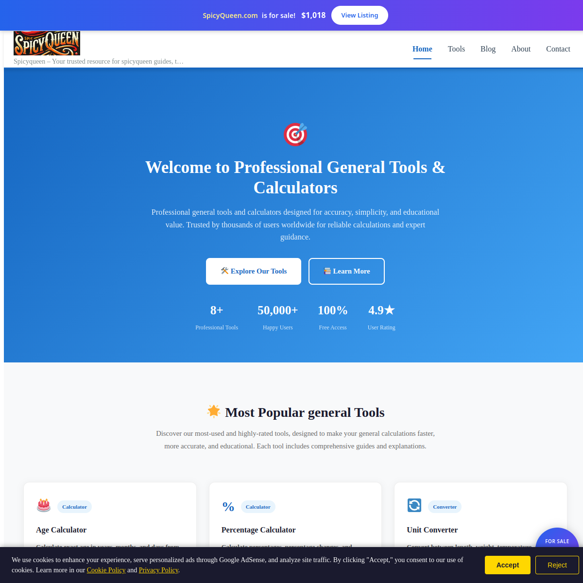 SpicyQueen.com live screenshot