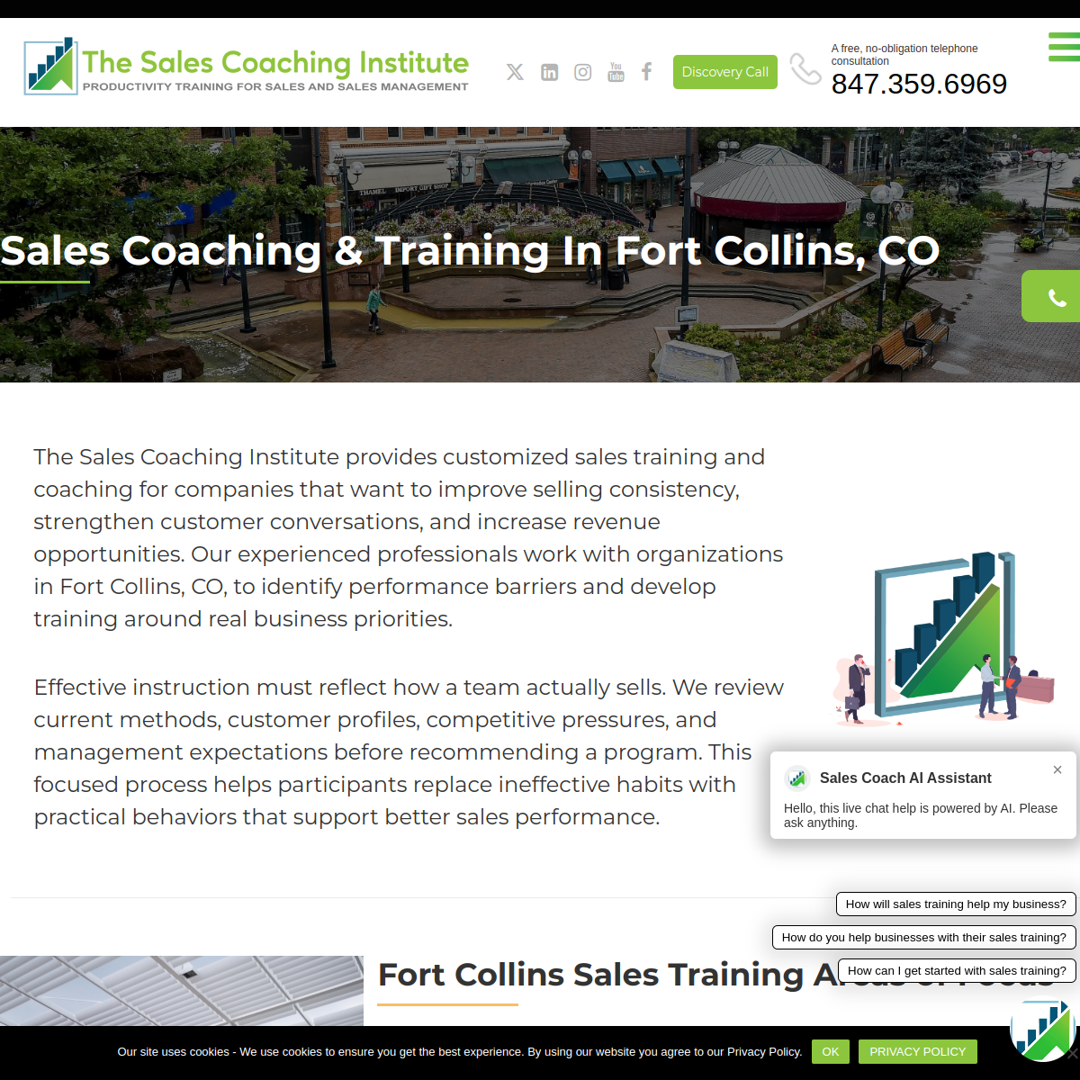 Screenshot of The Sales Coaching Institute