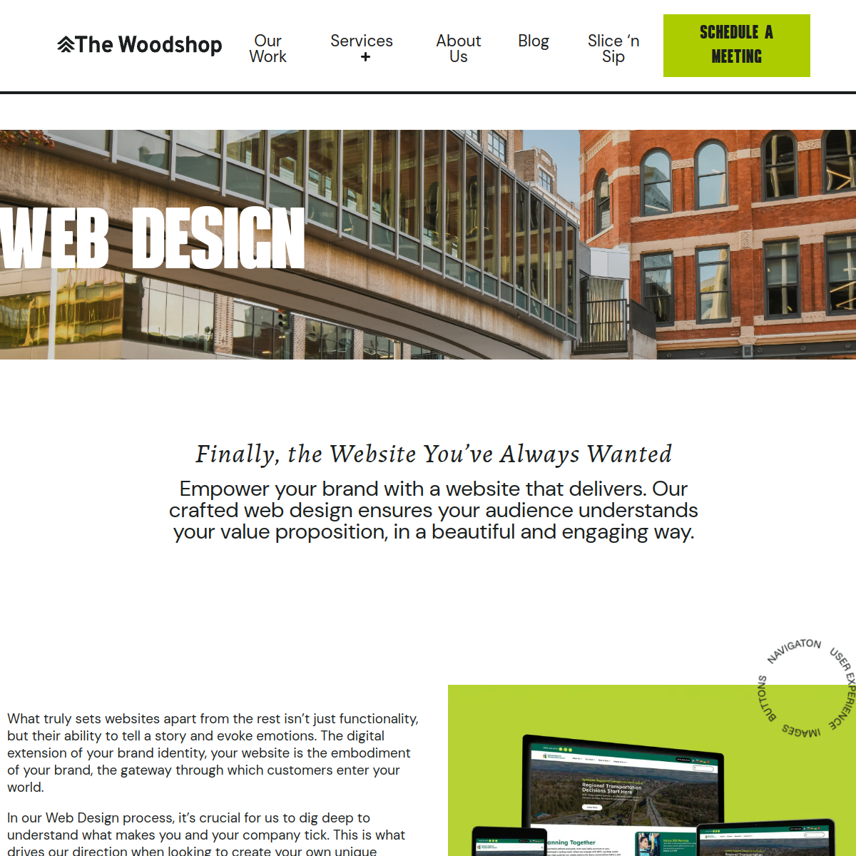Screenshot of The Woodshop