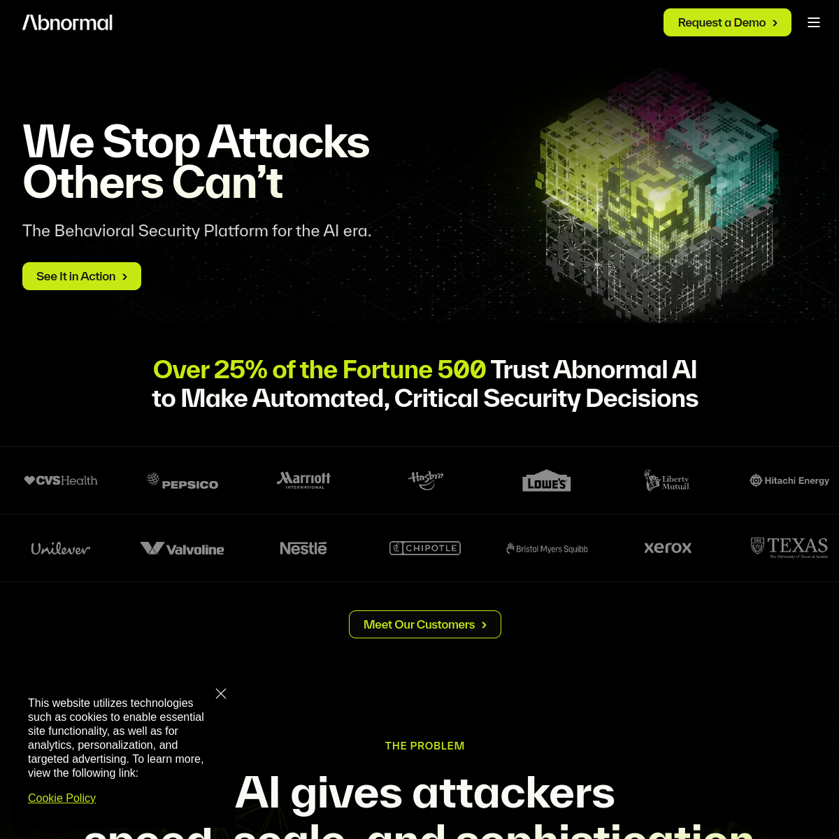 Screenshot of Abnormal Security