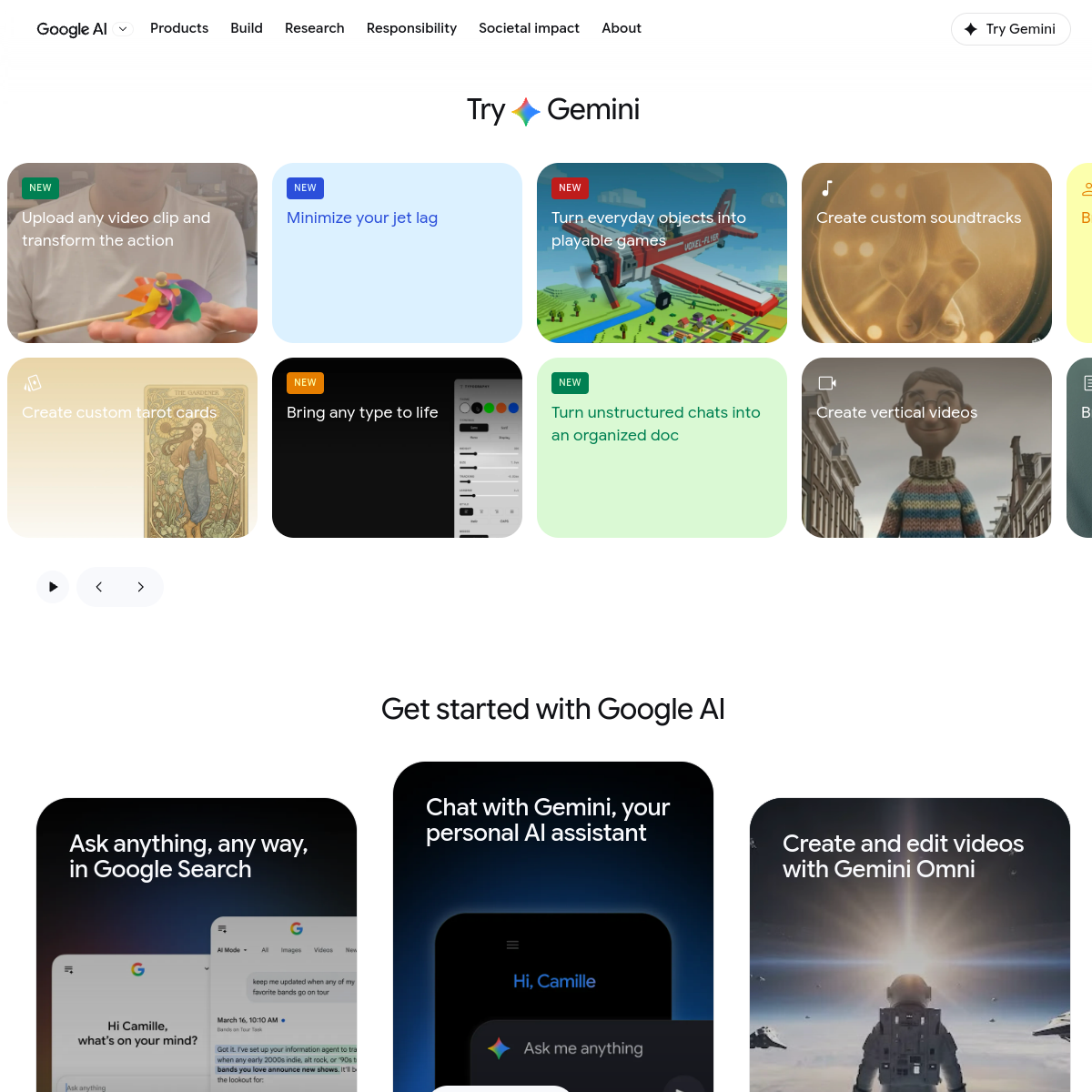 Screenshot of Google Flow