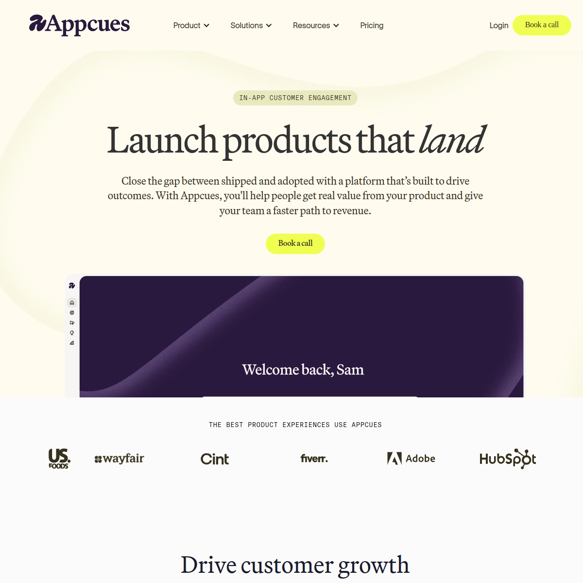 Screenshot of Appcues