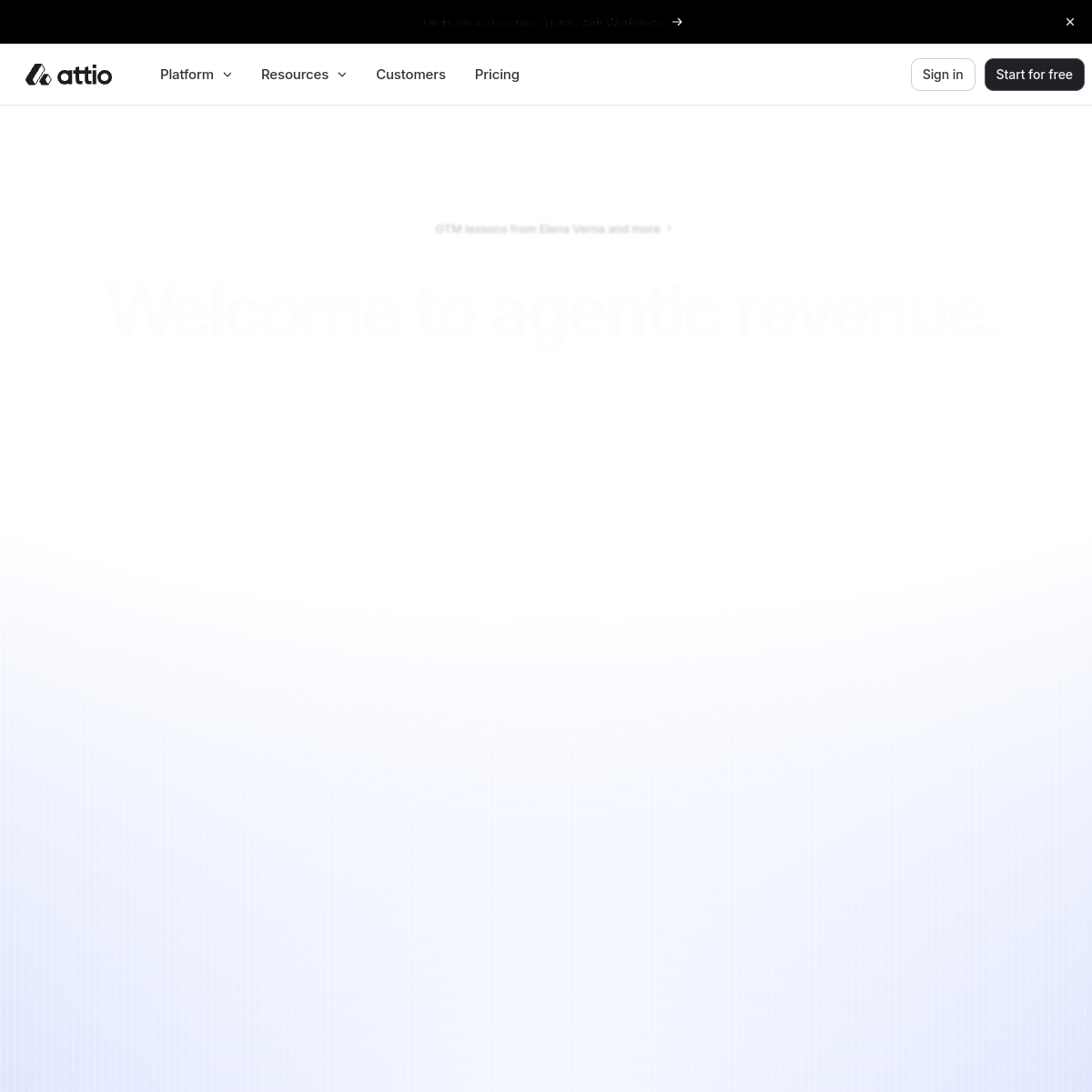 Screenshot of Attio