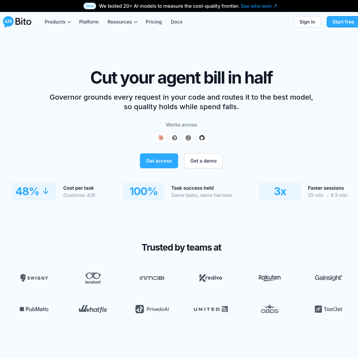 Screenshot of Bito AI