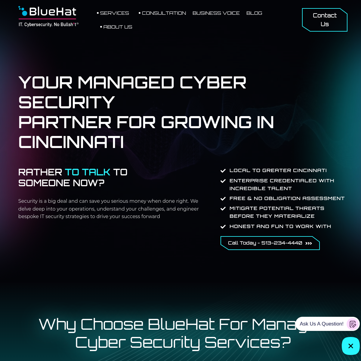 Screenshot of BlueHat