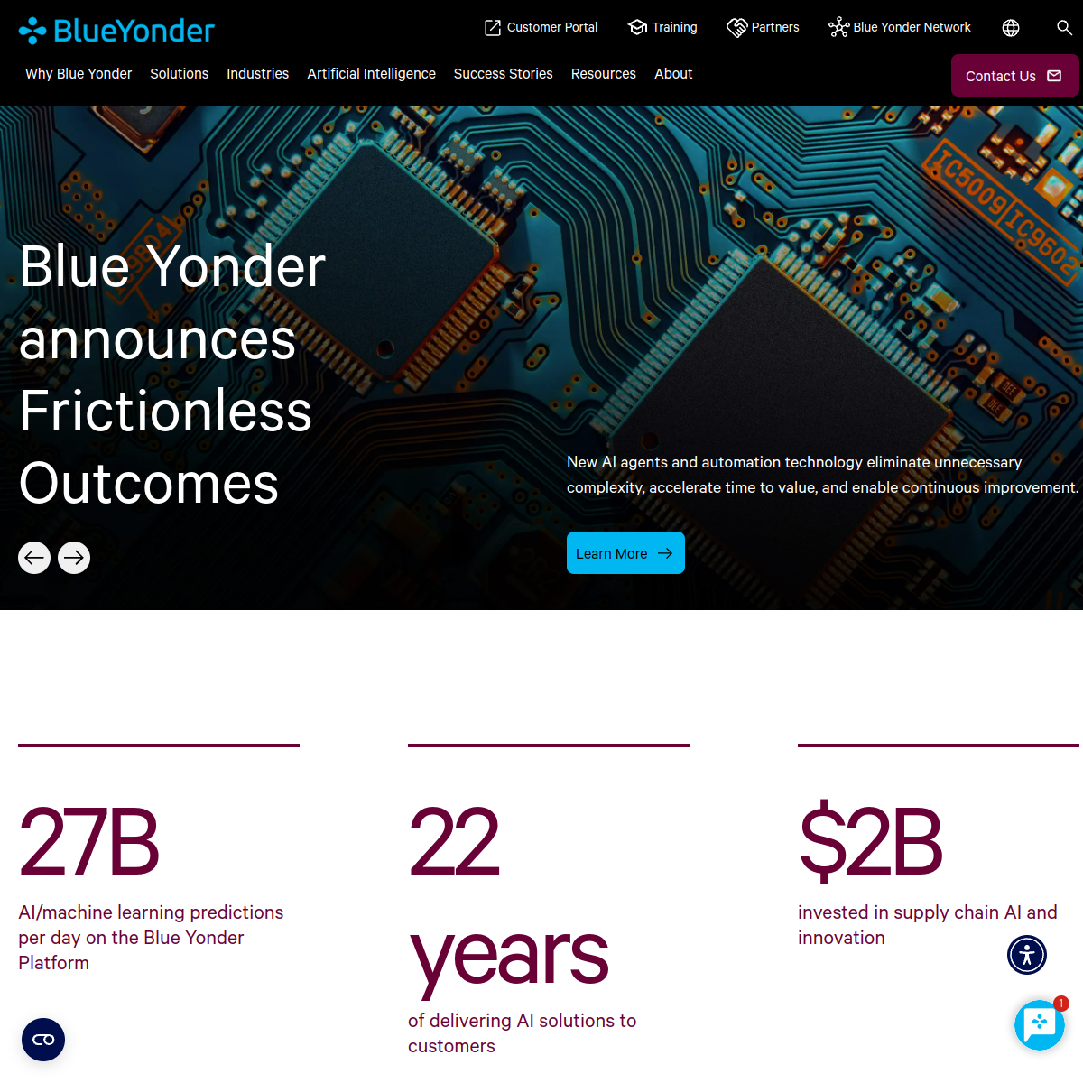 Screenshot of Blue Yonder