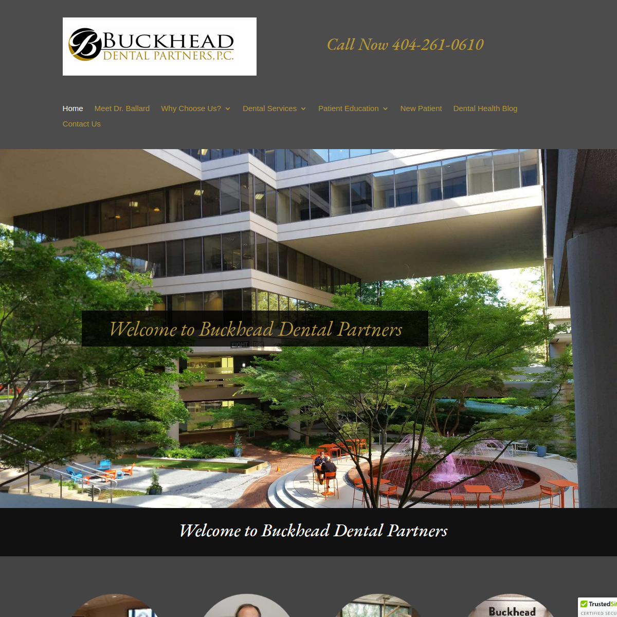 Screenshot of Buckhead Dental Partners