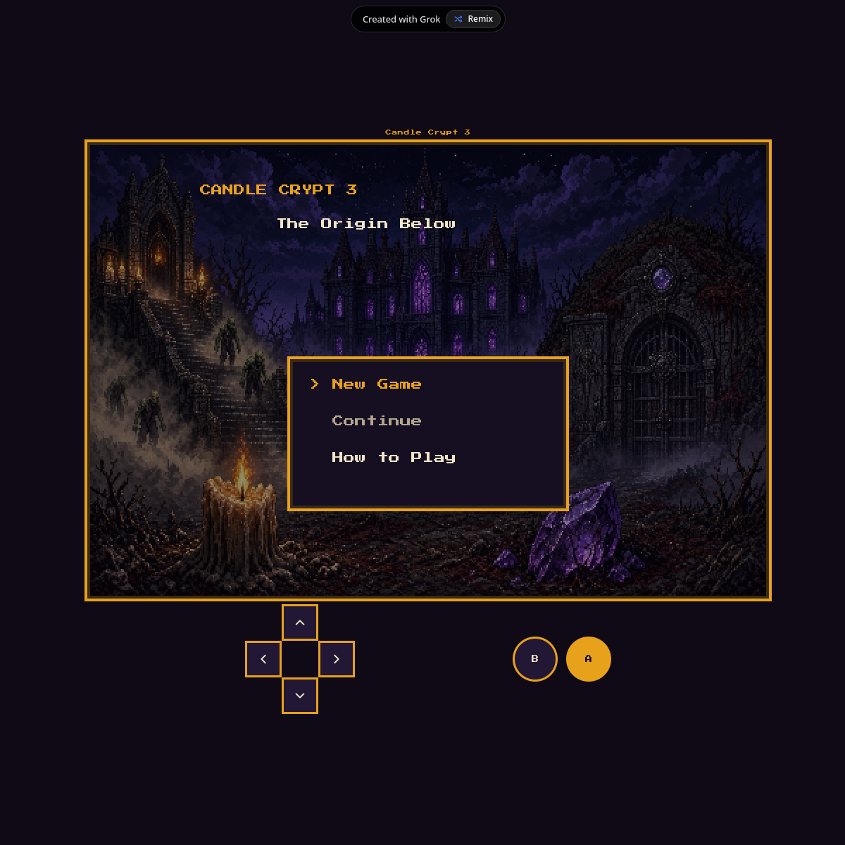 Screenshot of Candle Crypt 3