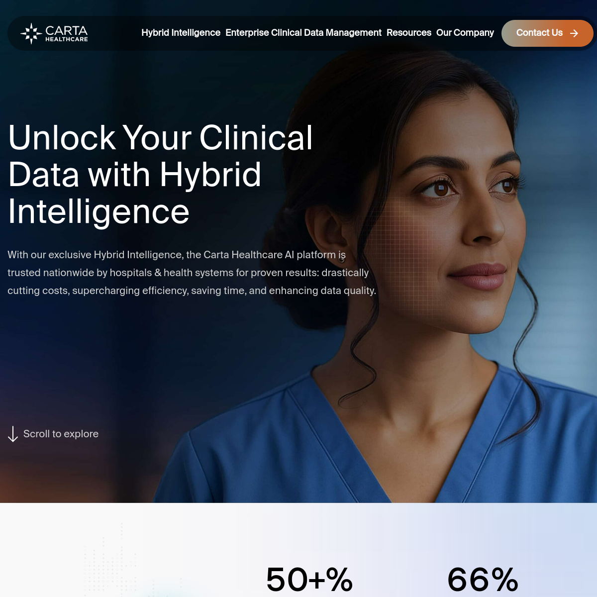 Carta Healthcare homepage