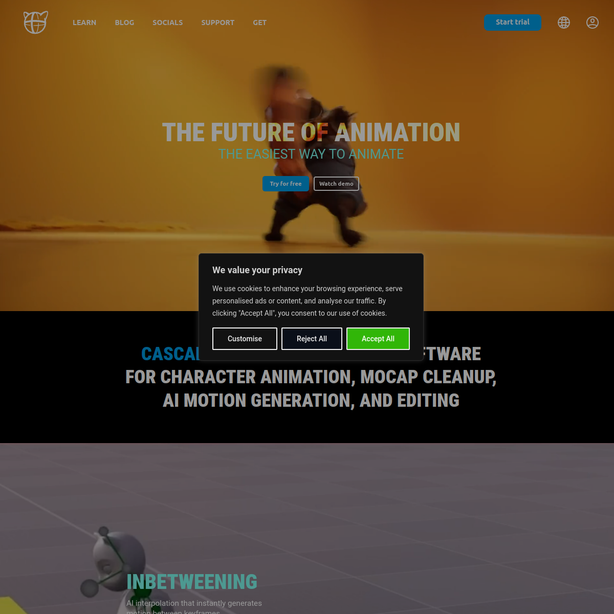 Screenshot of Cascadeur