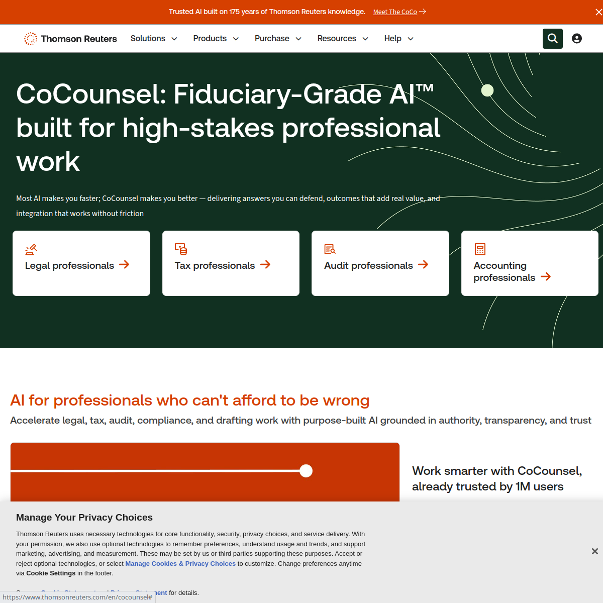 Screenshot of Casetext