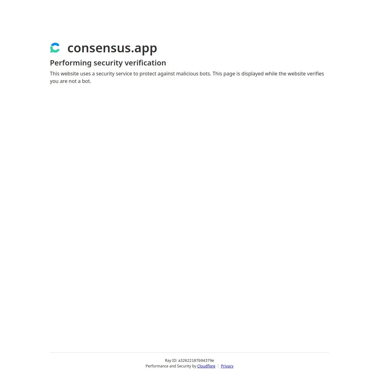 Screenshot of Consensus