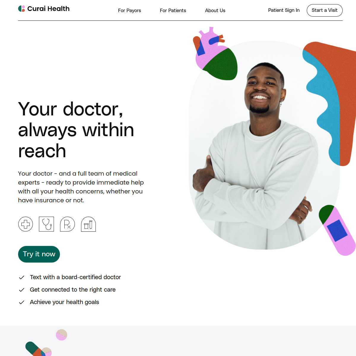 Screenshot of Curai Health