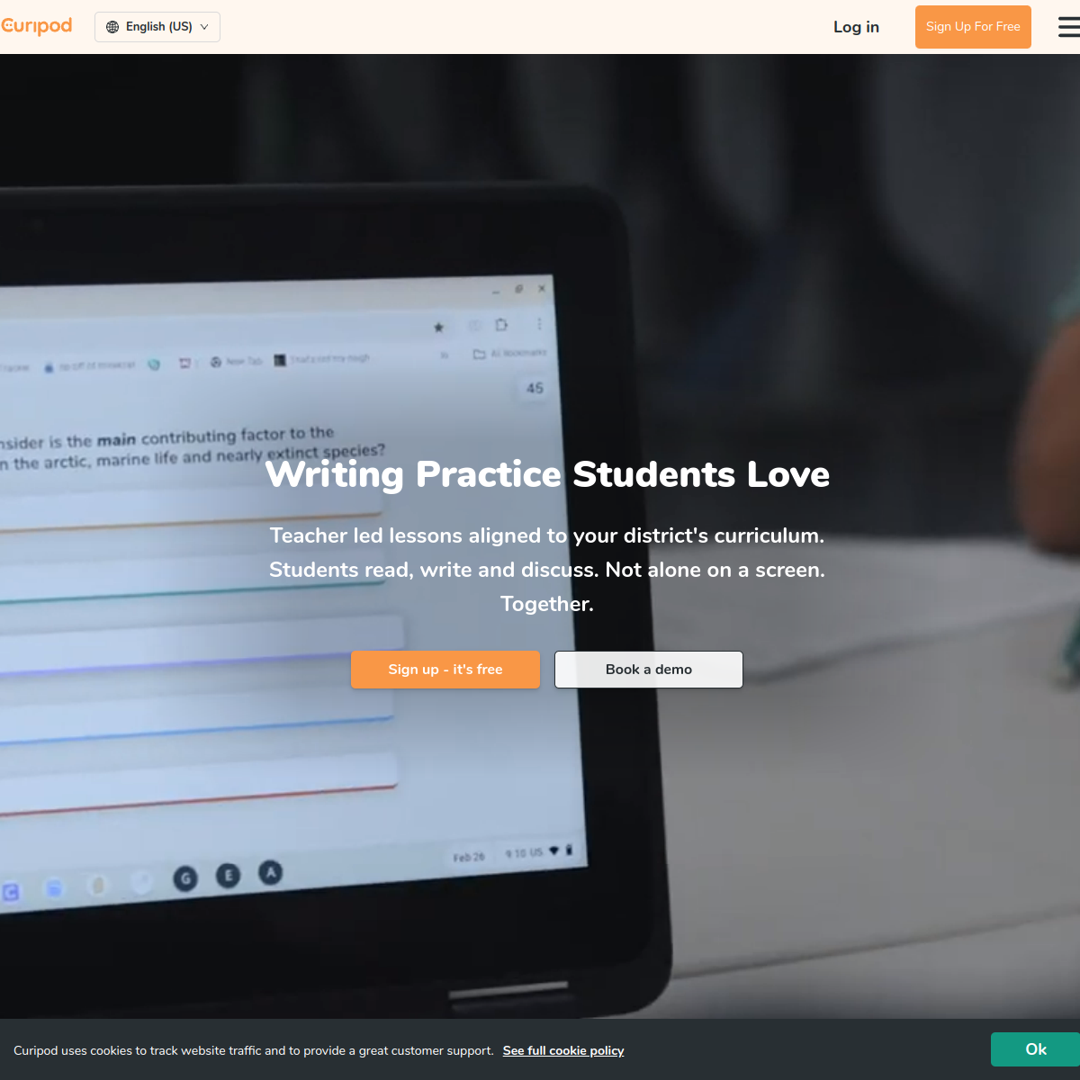Screenshot of Curipod