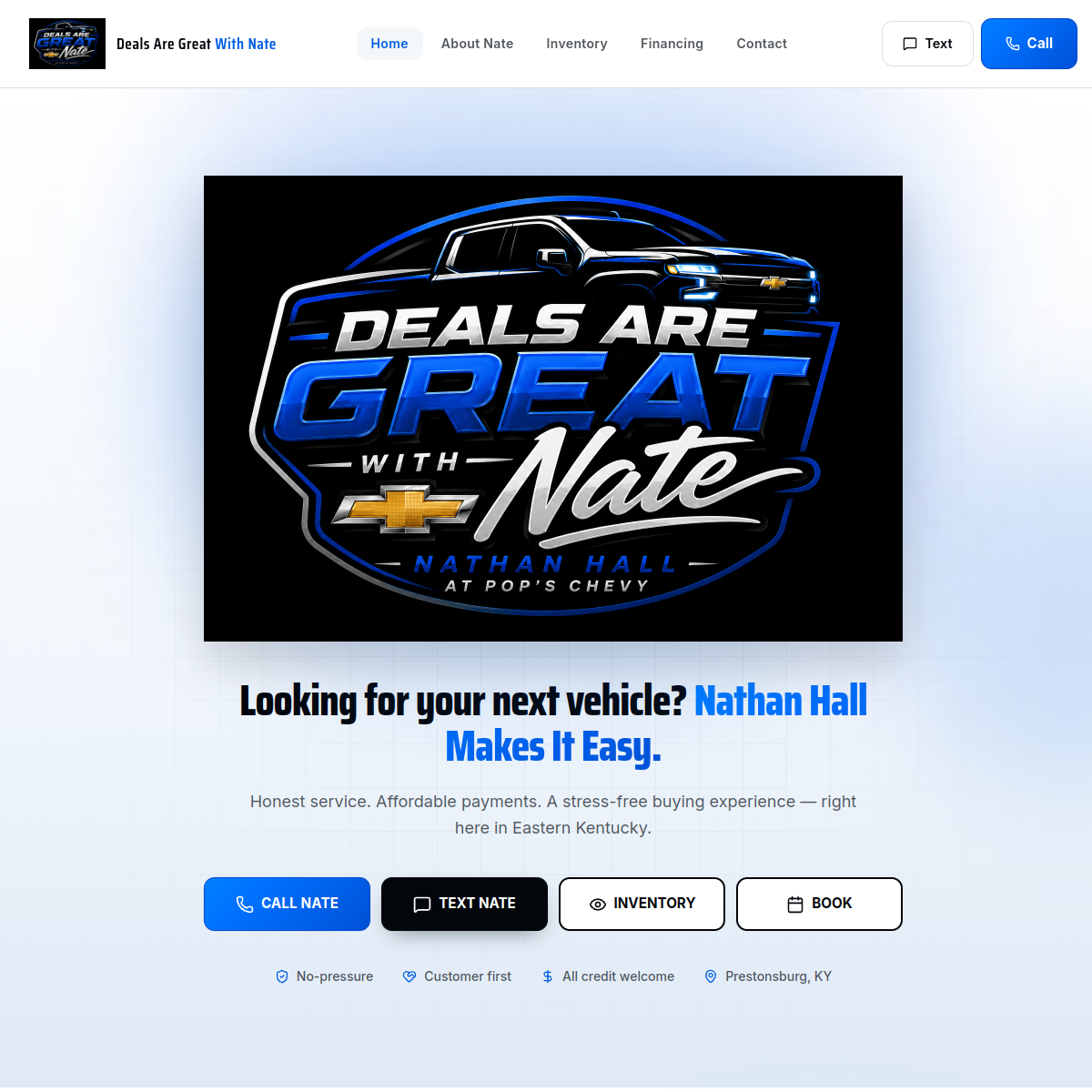 Deals Are Great With Nate website preview