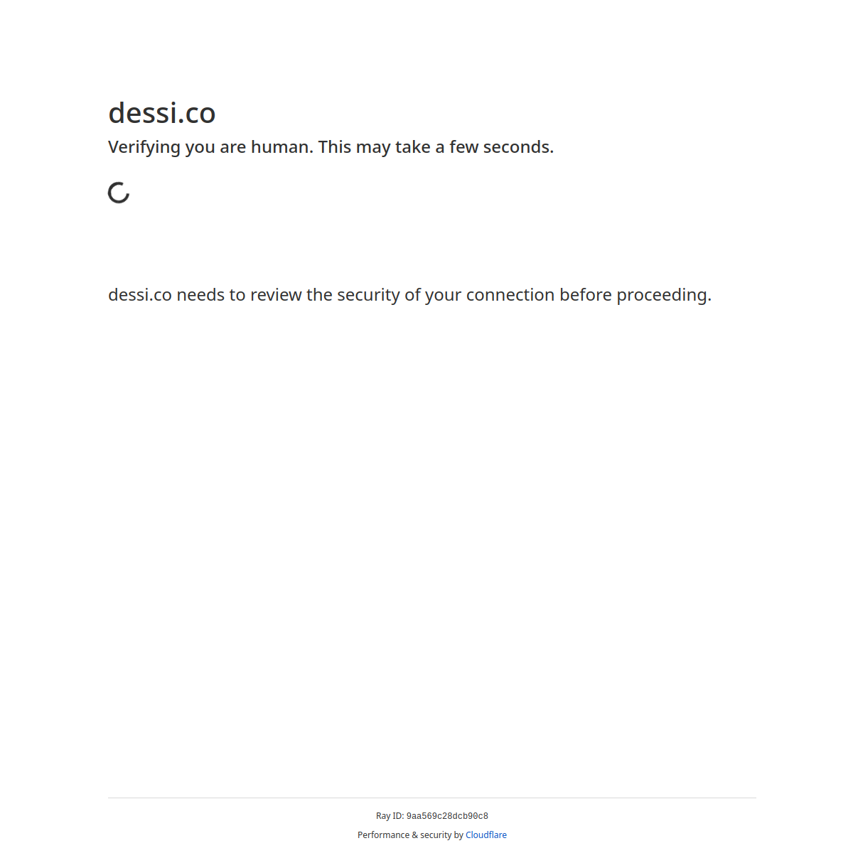 Live screenshot of dessi.co