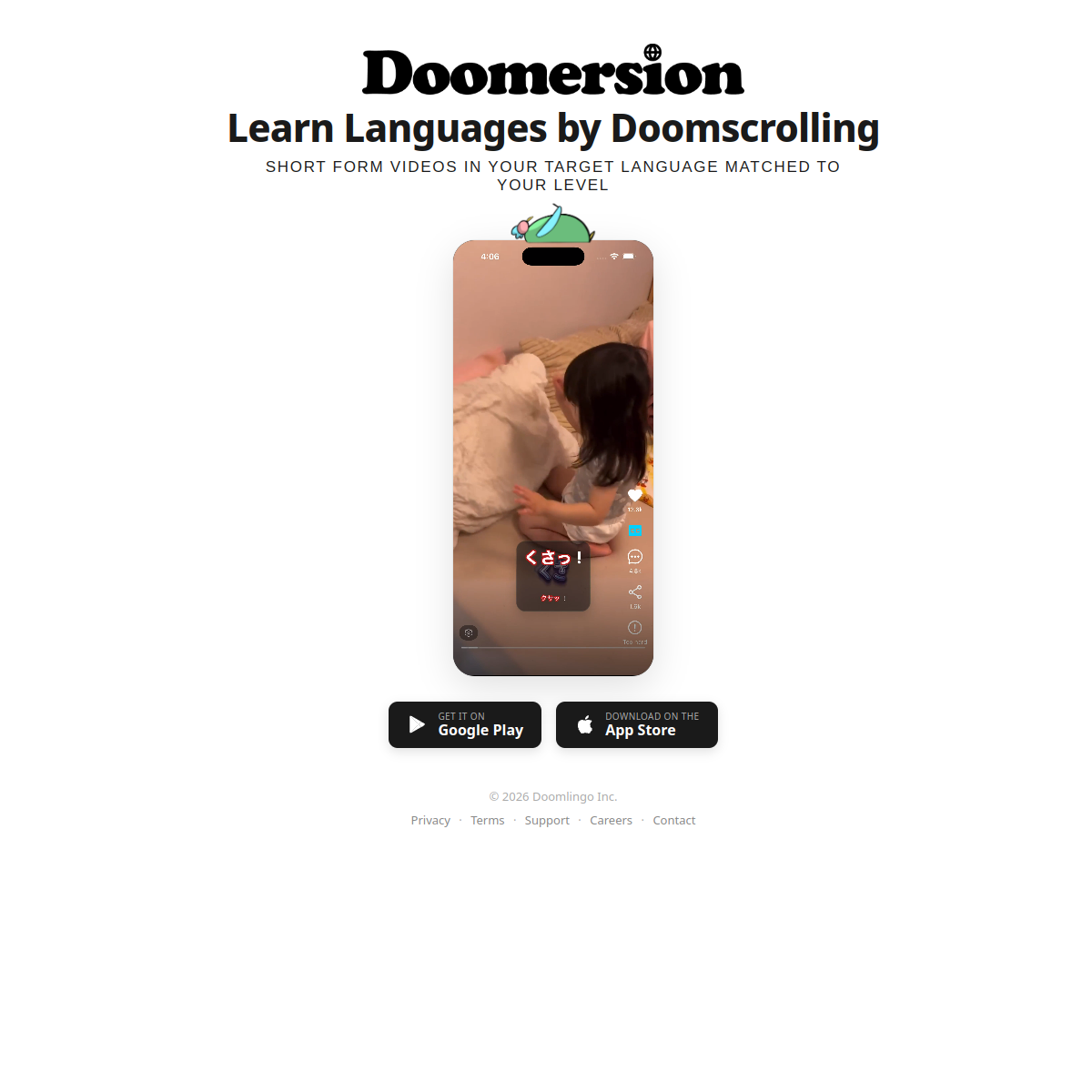 Doomersion 官网截图