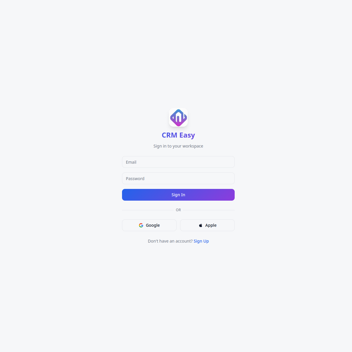 Easy CRMs - Brisbane Web Design project