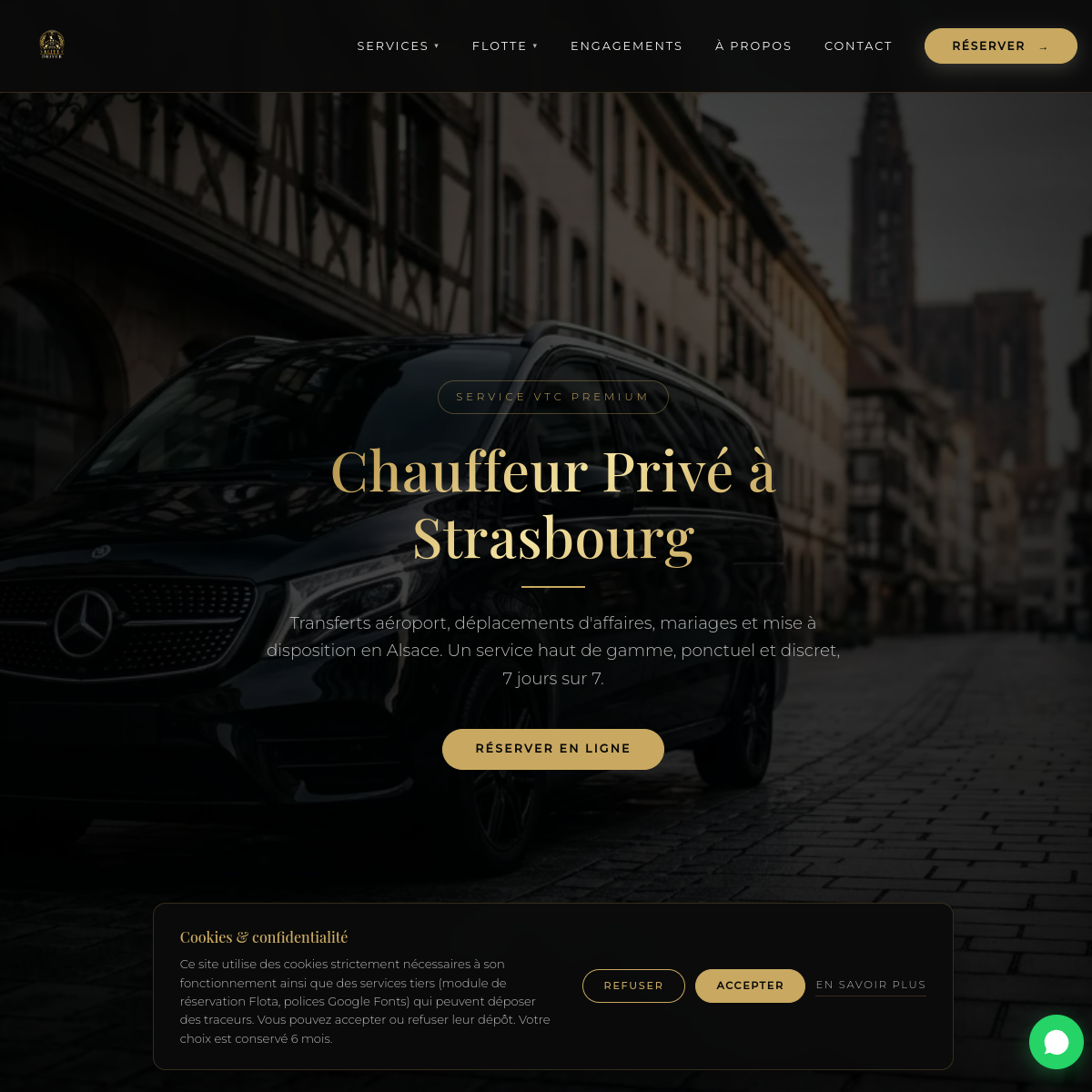 Aperçu du site Elite Driver