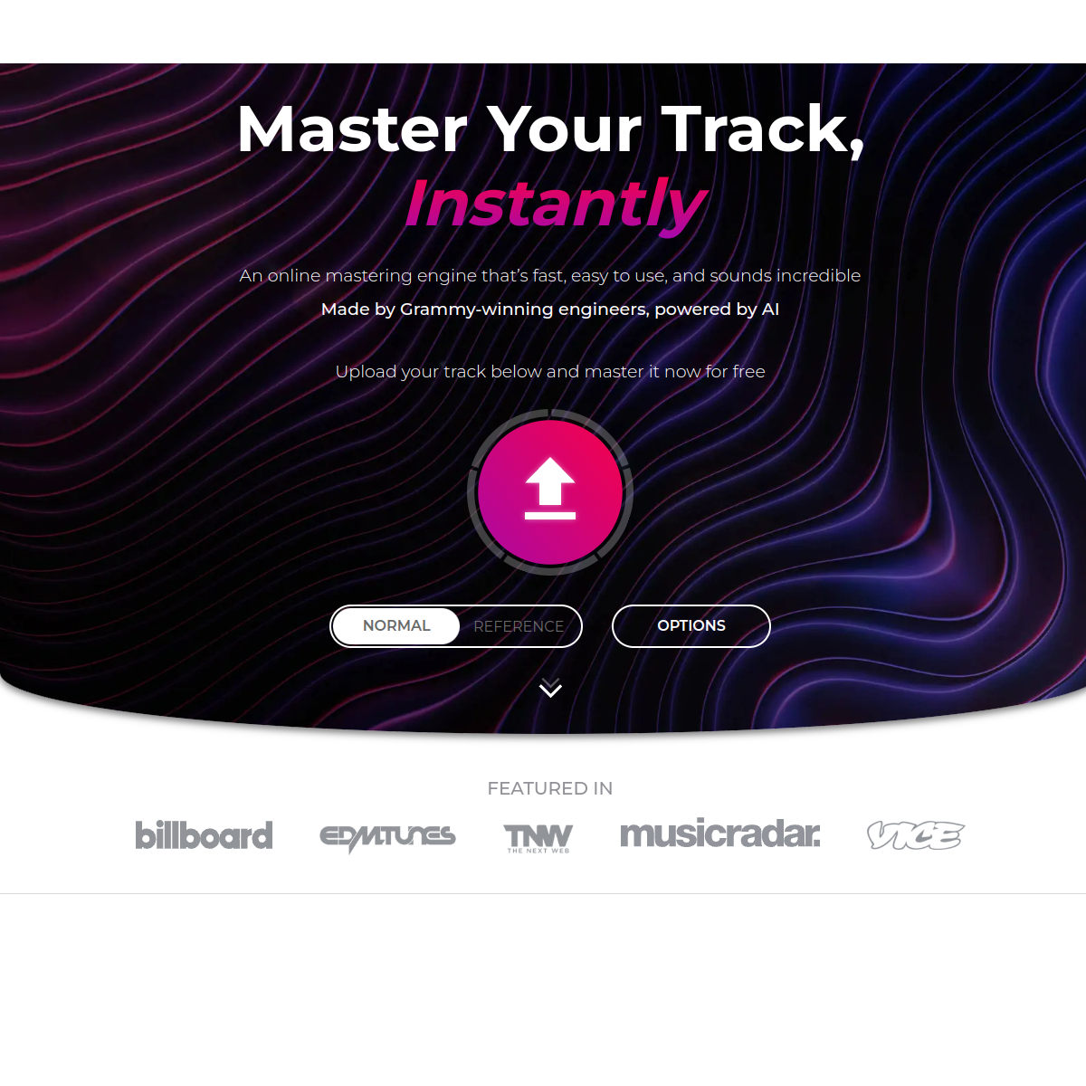 Screenshot of eMastered