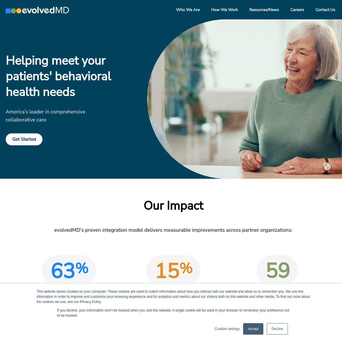 evolvedMD homepage