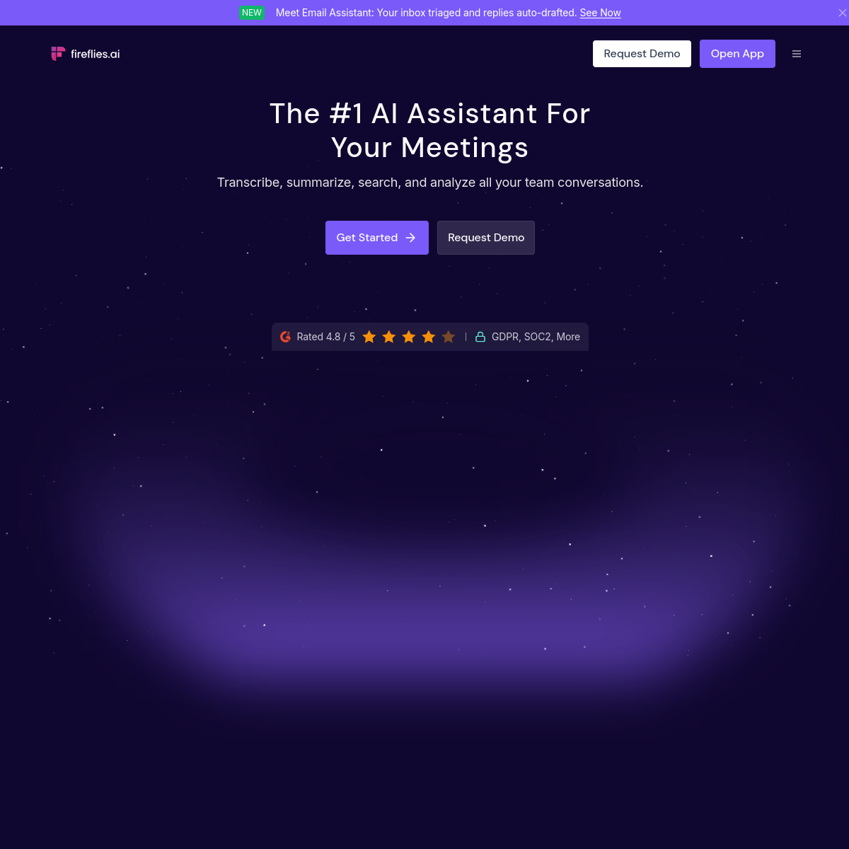Screenshot of Fireflies.ai