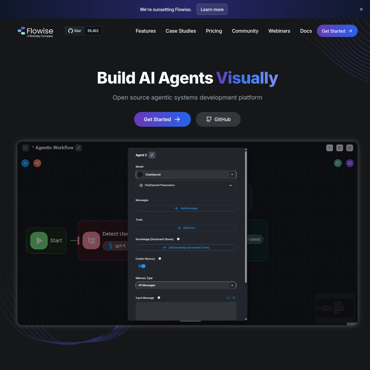 Screenshot of Flowise