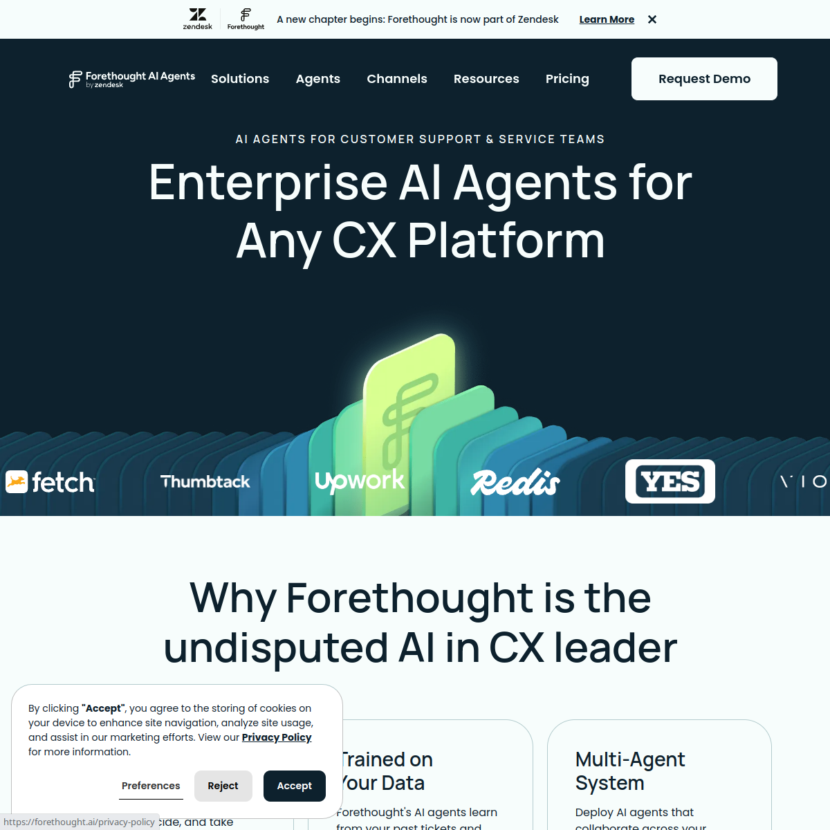 Screenshot of Forethought
