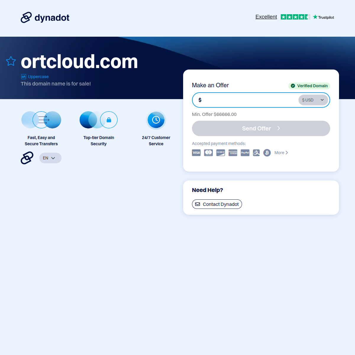 OrtCloud 官网截图