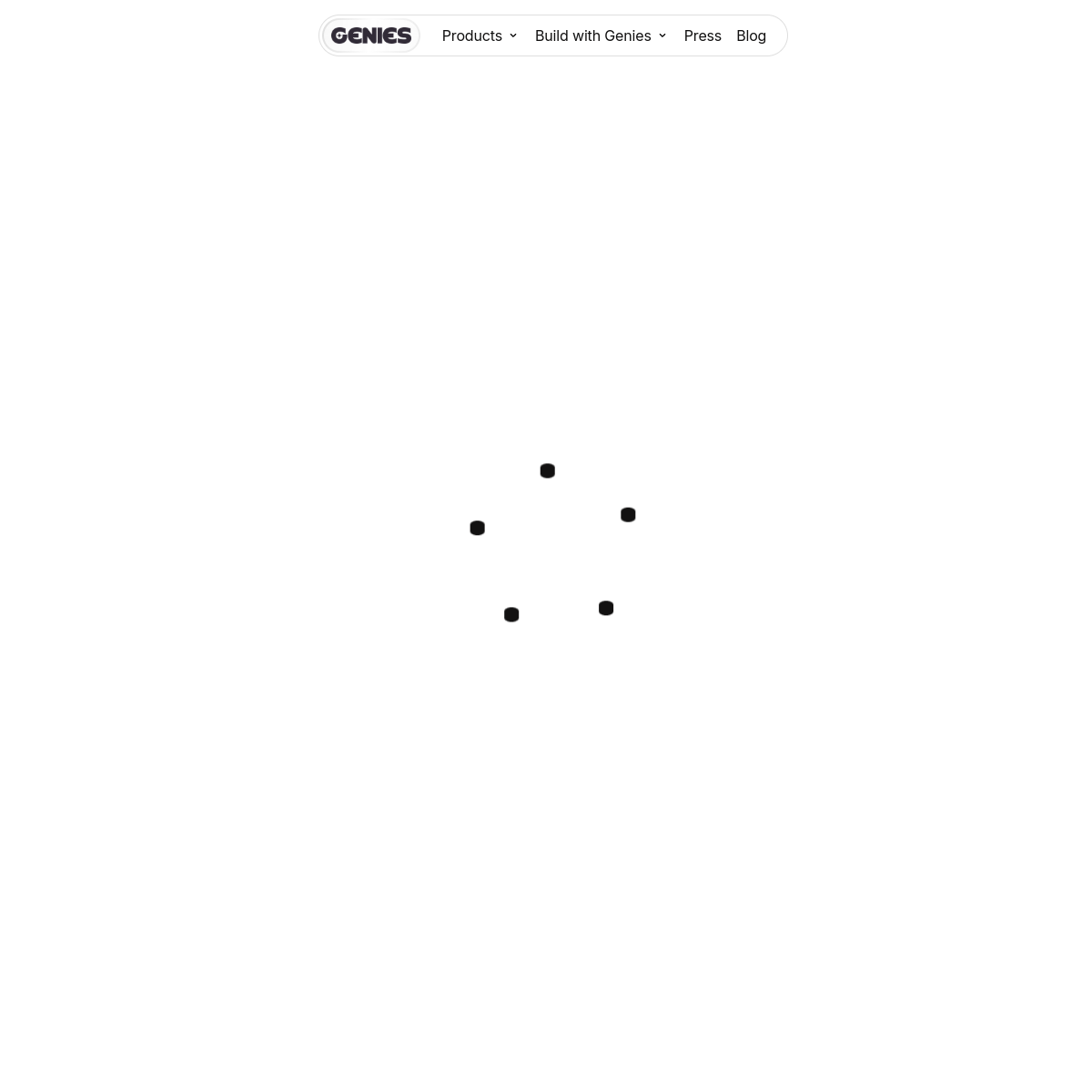 Screenshot of Genies
