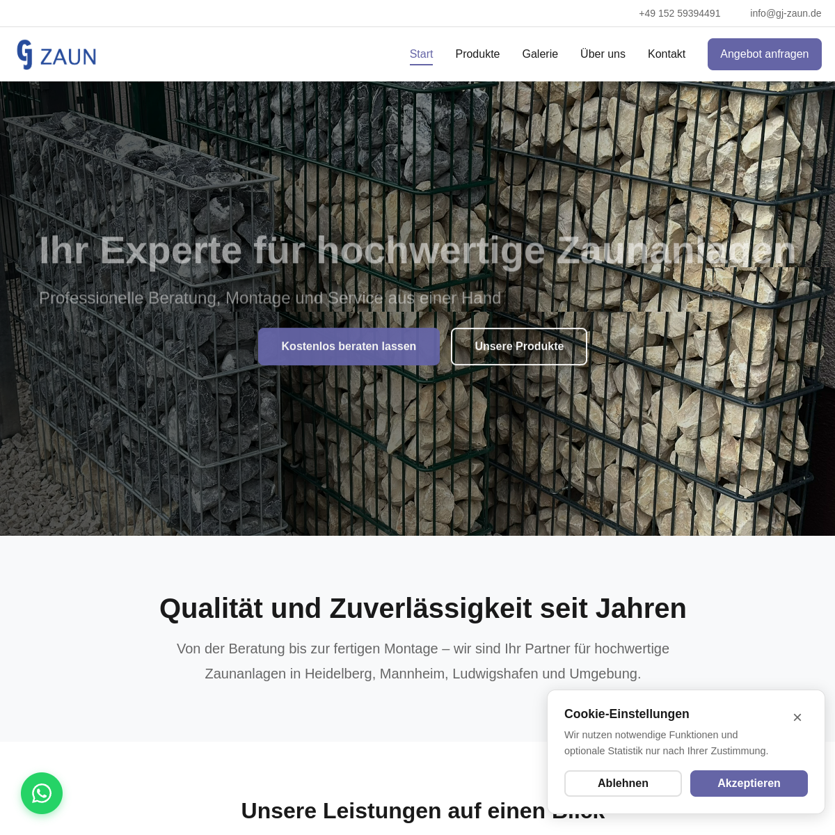 Screenshot von GJ-Zaun