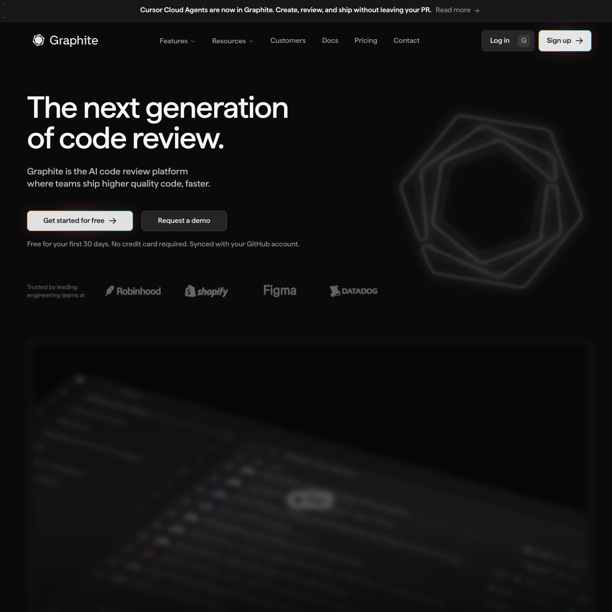 Screenshot of Graphite