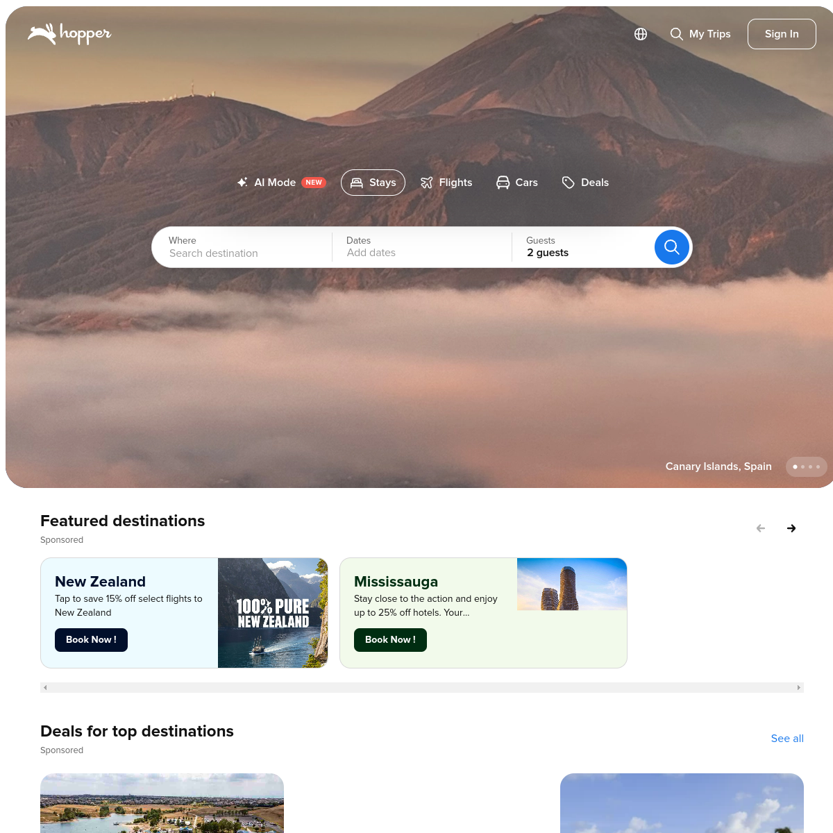 Screenshot of Hopper
