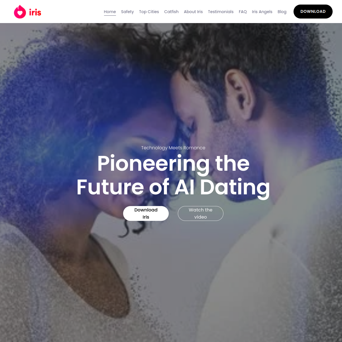 Screenshot of Iris Dating