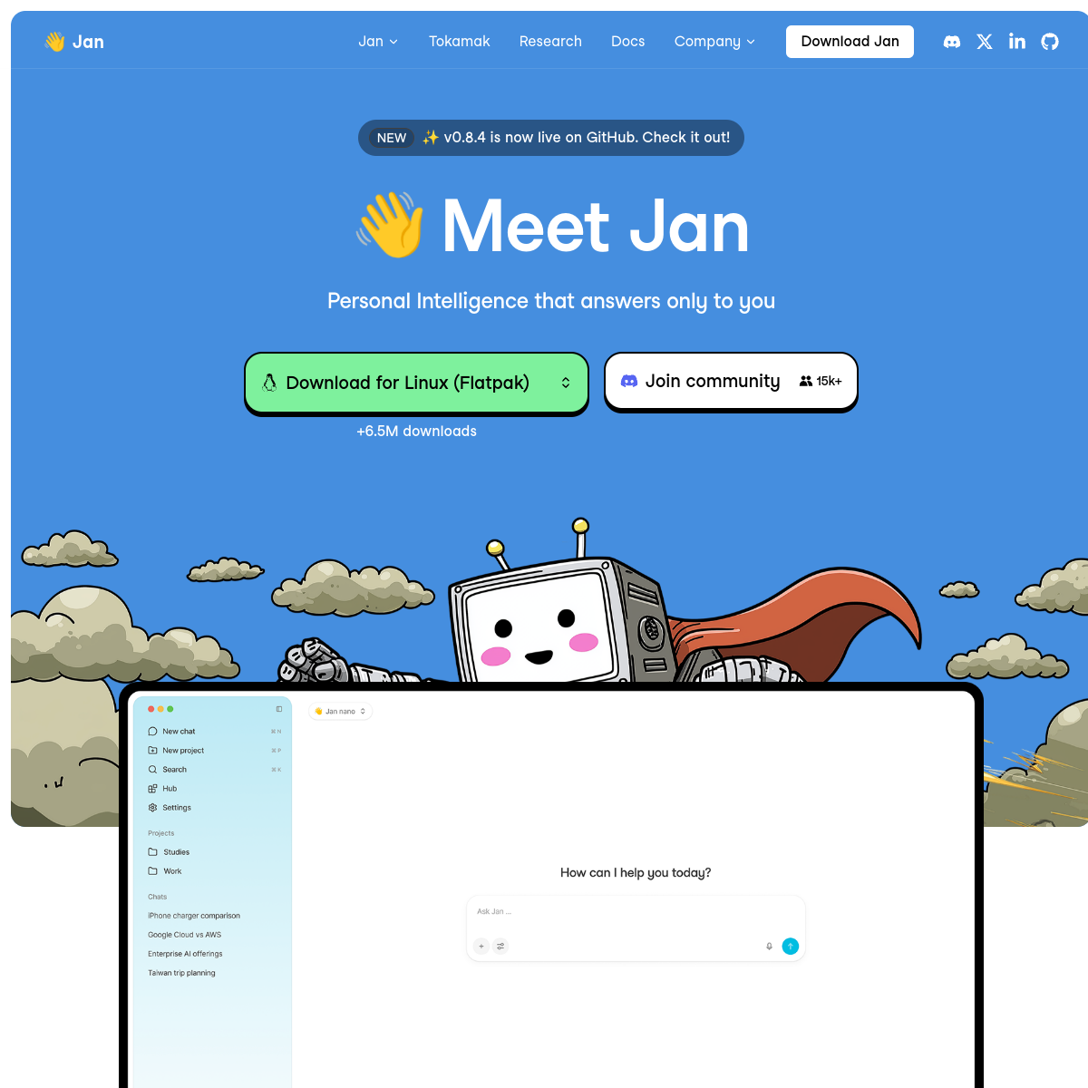 Screenshot of Jan